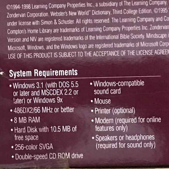 ZONDERVAN COMPTON'S New International Version BibleCD-ROM - Picture 5 of 8